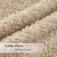 thumbnail image 6 of decorUhome 2 Pack Faux Fur Decorative Sherpa Throw Pillow Covers 18x18 Inch Fuzzy Accent Soft Pillow Cases for Couch Bed Sofa, Oatmeal, 6 of 9