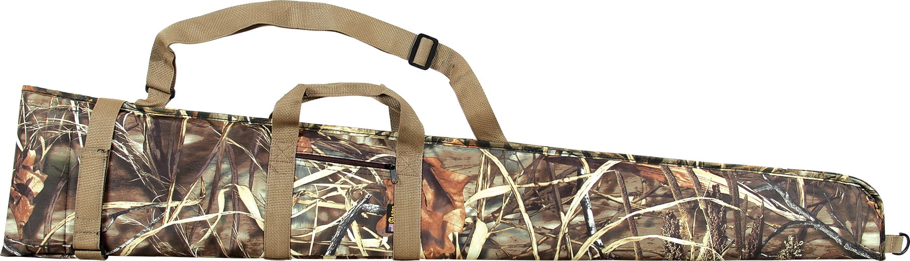 Hunting Padding Gun Slip Bag 52 inch Shotgun Case Canvas and Leather USA LOCAL