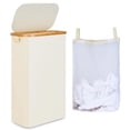 thumbnail image 1 of Cesto de lavandería ieGrow Slim con tapa y bolsa interior extraíble de 60 litros, 1 of 7