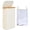 Beige, variant on Slim Laundry Hamper, Narrow Laundry Basket with Lid,Foldable Clothes Hamper with Bamboo Handles,Hamper Basket with Removable Inner Bag