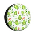thumbnail image 2 of Balery Kawaii Avocado Tire Covers - Tough Tire Wheel Protector for Truck, SUV, Trailer, Camper, RV -17 inch, 2 of 8