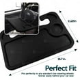 thumbnail image 2 of Zone Tech Multi-Functional Portable Car Laptop and Food Steering Wheel Tray - Black Table/Car Vehicle Seat Portable Mount Tray Laptop Notebook Table Eating Desk, 2 of 7