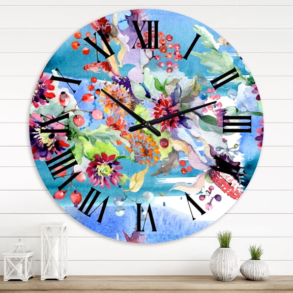 Designart 1 in Quartz Modern/Contemporary Wall Clock