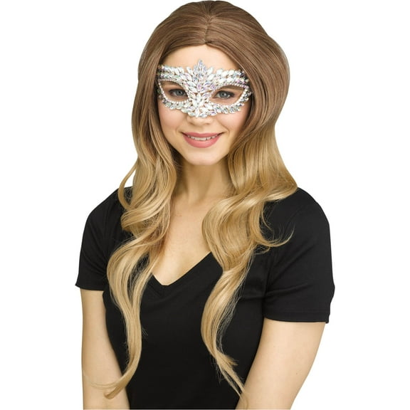 Rainbow Rhinestones Mask
