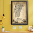 thumbnail image 4 of Vermont United States Map Poster, Vermont United States road Map Art Poster, Canvas,, Vermont United States Map Canvas - 89AZ1283, 4 of 6