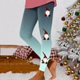 thumbnail image 1 of MKLEKYY Leggings deportivos para mujer, leggings de entrenamiento, pantalones con estampado navideño de bloques de color, leggings elásticos suaves 165, 1 of 4