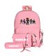 thumbnail image 1 of Bolso de hombro periférico para la escuela ROBLOX, mochila madre de tres piezas, estilo universitario, Color caramelo fresco, 1 of 4