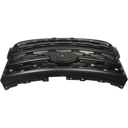 OTTULUR Front Upper Grill Matte Black Replacement for Explorer Sport Utility 4-Door 2018 2019