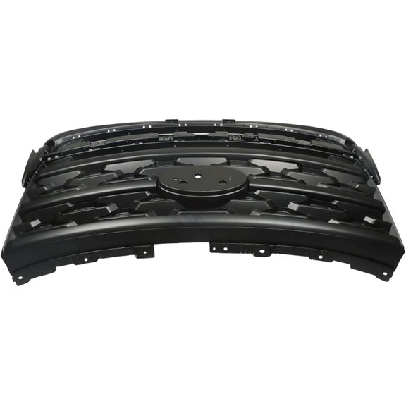 OTTULUR Front Upper Grill Matte Black Replacement for Explorer Sport Utility 4-Door 2018 2019