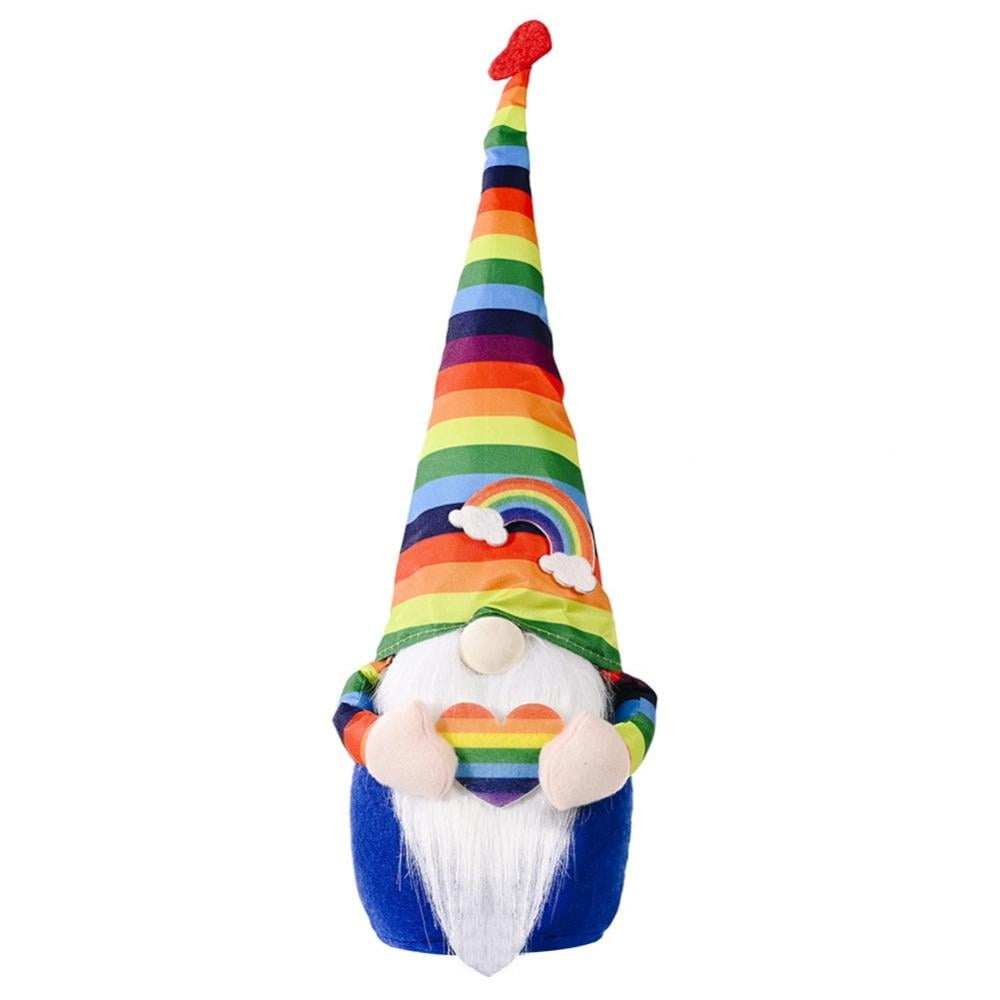 Christmas Decorations Rainbow Gnome Doll High Quality Materials Handmade A Perfect Decoration For Your House