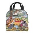 thumbnail image 3 of Winnie Bear P-ooh Reusable Lunch Bags Portable Insulated Lunch Box Tote Bag Cooler Office Picnic, 3 of 9