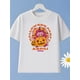 thumbnail image 1 of Halloween T-shirt - Letter Print with Cartoon Pumpkin & Witch Hat Design, Short Sleeve Round Neck Casual Top for Outdoor Sports, Beach, Running, and Daily Wear - Spring/Summer/Fall Collection, 1 of 6