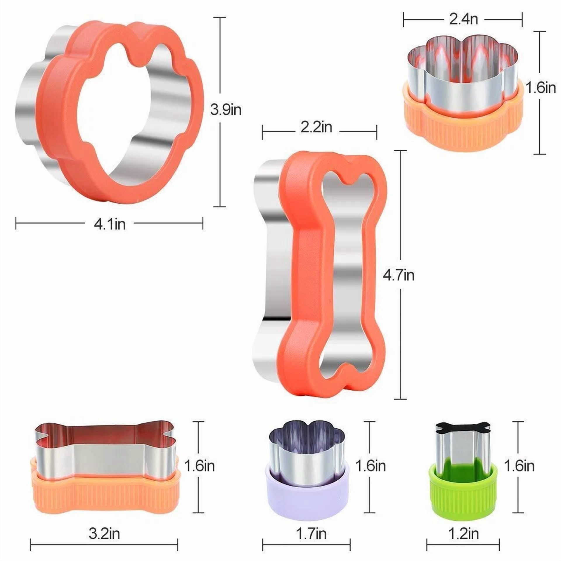 BUTTERFLY- 8Pcs/Set Dog Bone Shaped Biscuit Cake Cookie Cutter Mold Mould