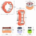 thumbnail image 2 of Dog Cookie Cutter Set-Dog Bone And Dog Paw Print Cookie Mold For Homemade Treats, 2 of 5