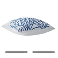 thumbnail image 3 of Mainstays Coral Decorative Pillow, 18" x 18", White and Blue, 3 of 6
