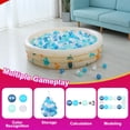 thumbnail image 3 of 100 Pelotas de Plástico Realhaha para Piscina de Pelotas para Bebés y Niños Azul Oscuro, 3 of 9
