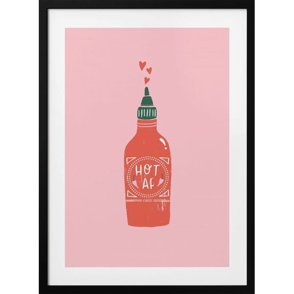 Hot Af Framed Art Modern Wall Decor