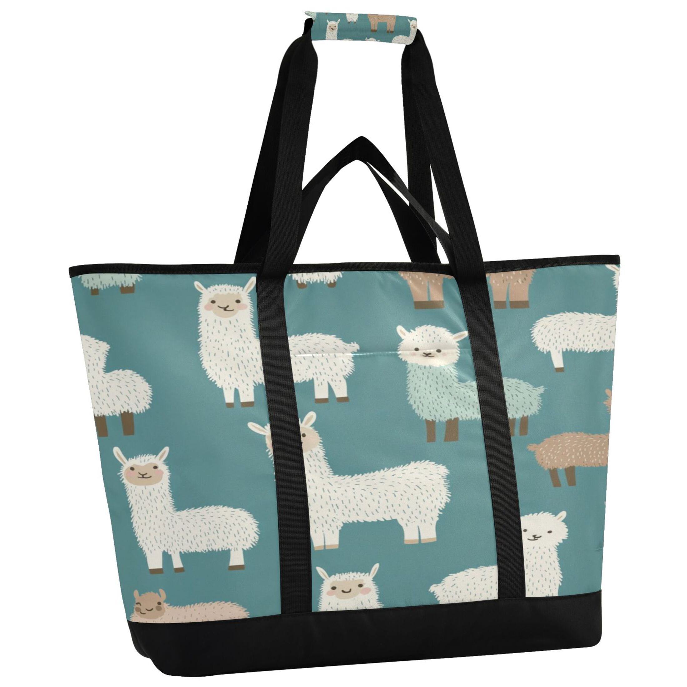 Large Hand-held Ice Pack Picnic Bag Insulation and Refrigeration Suitable for Shopping Picnics and Camping Super Cute Lamb