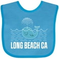 thumbnail image 3 of Inktastic Long Beach California Vacation Boys or Girls Baby Bib, 3 of 4
