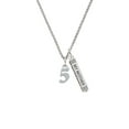 thumbnail image 2 of Delight Jewelry Silvertone Number - 5 - Silvertone Always My Mother Bar Charm Necklace, 23", 2 of 4
