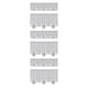 thumbnail image 5 of Cortina de ventana de encaje de Fibra Toystoory 2 piezas Blanco 160x60cm + 160x30cm, 5 of 6