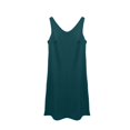 thumbnail image 4 of Daznico Women's Satin V Neck Sleeveless A-Line Midi Dress, Elegant Casual Dress for Daily Wear, Party & Events,3XL, 4 of 5
