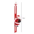 thumbnail image 1 of Bolsa trasera Santa Claus operada eléctricamente para decoración del hogar (Red Ladder Santa) JShteea Libre de BPA, 1 of 6