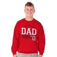 thumbnail image 3 of Fathers Day World's Greatest Dad No 1 Men's Big & Tall Crewneck Sweatshirt Brisco Brands 4X, 3 of 5