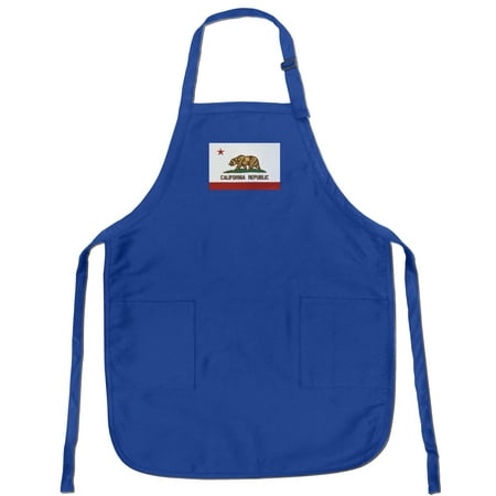 Where To Buy Quality Outdoor Furniture California Apron Mens or Womens for Grilling Barbecue Kitchen Tailgating California Flag Aprons Famous Broad Bay Quality ()