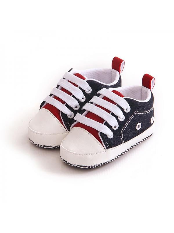 Newborn to 18 Months Infant Baby Boy Girl Soft Sole Crib Shoes Sneaker Prewalker 