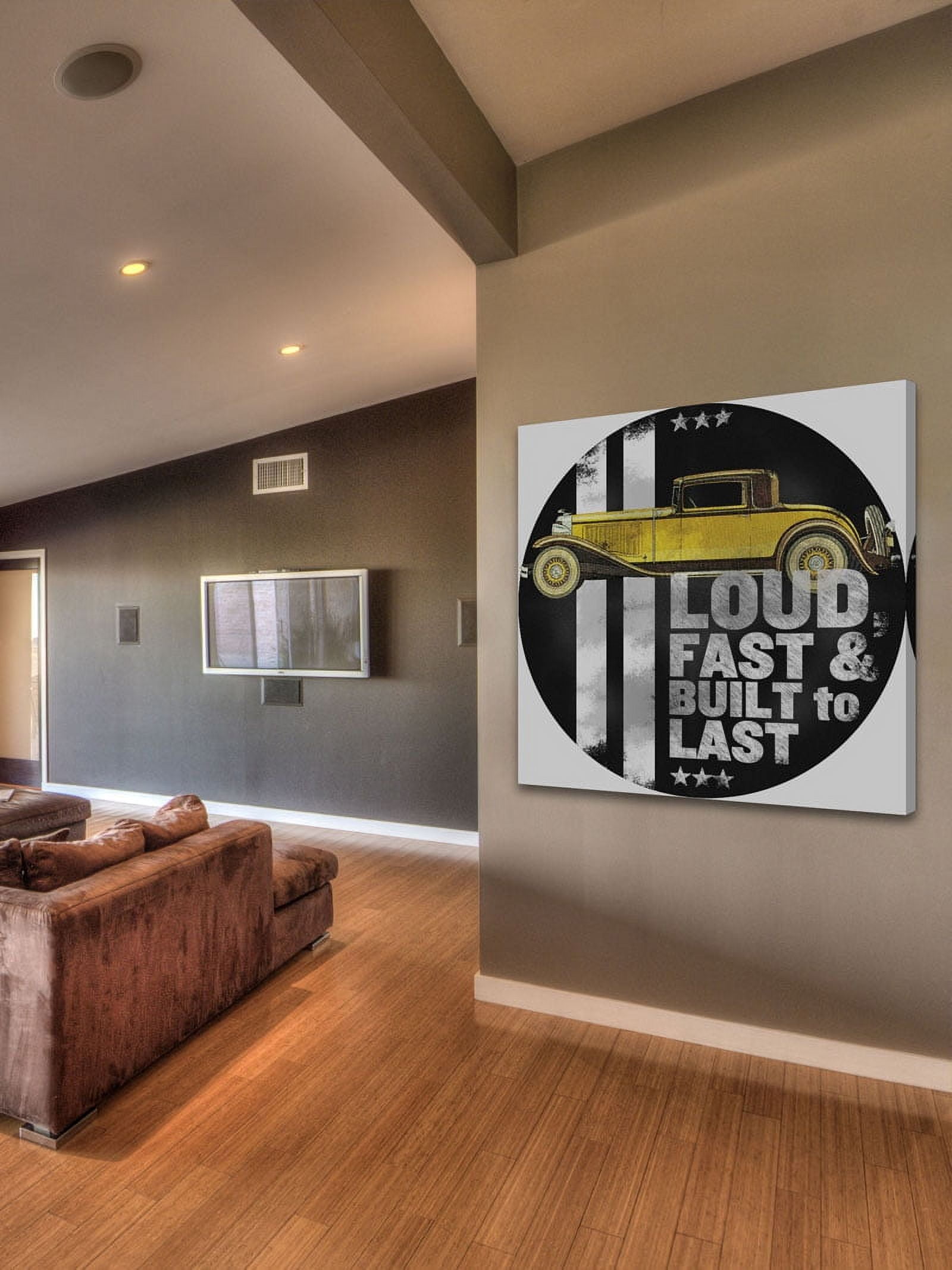 Marmont Hill "Loud, Fast and Built to Last" Painting Print on Canvas