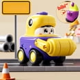 thumbnail image 1 of Feltree Dinosaur Face Changing Press & Go Engineering Car with Whistle - Interactive Puzzle Toy for Kids, 1 of 8
