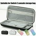 thumbnail image 2 of Storage Bag with Card Slot Pocket and Handle Console Carrying Case Scratchproof Case Shockproof Storage Box for NS2, 2 of 14