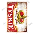 thumbnail image 5 of Letreros de cerveza de Polonia, placa de hojalata vintage de metal para pared, para bar, pub, cocina, sala de estar, restaurante, decoración, 12 x 8 pulgadas, A-1607C, 5 of 5
