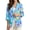 80s Geometric, variant on Vintage Sunflower Floral Print Womens Linen Style Blazer 3/4 Cuffed Sleeve Cardigan Coat, M