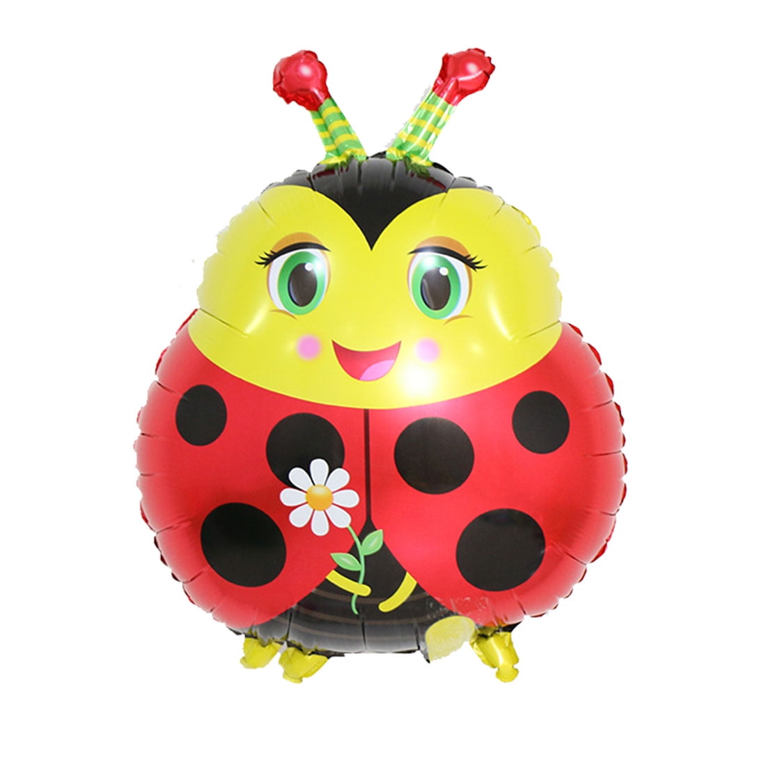 Unique Bargains Family Foil Ladybug Design Inflation Balloon Festival