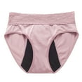 thumbnail image 2 of HUPOM Seamless Boyshort Underwear For Women Girls Underwear High Waist Casual None Seamless Waistband Pink S, 2 of 4