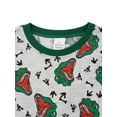 thumbnail image 4 of WIBACKER Dinosaur 2-Piece Pajamas Boys Long Sleeve Sets Toddler Boys Pjs Kids Sleepwear Sets for 2-11 Years, 4 of 10