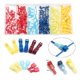 thumbnail image 1 of Conectores eléctricos T Tap de 120 Uds., terminales de empalme de terminales de crimpado de cable rápido y terminales de desconexión rápida macho aislados ShuxiuWang 8390605217418, 1 of 1