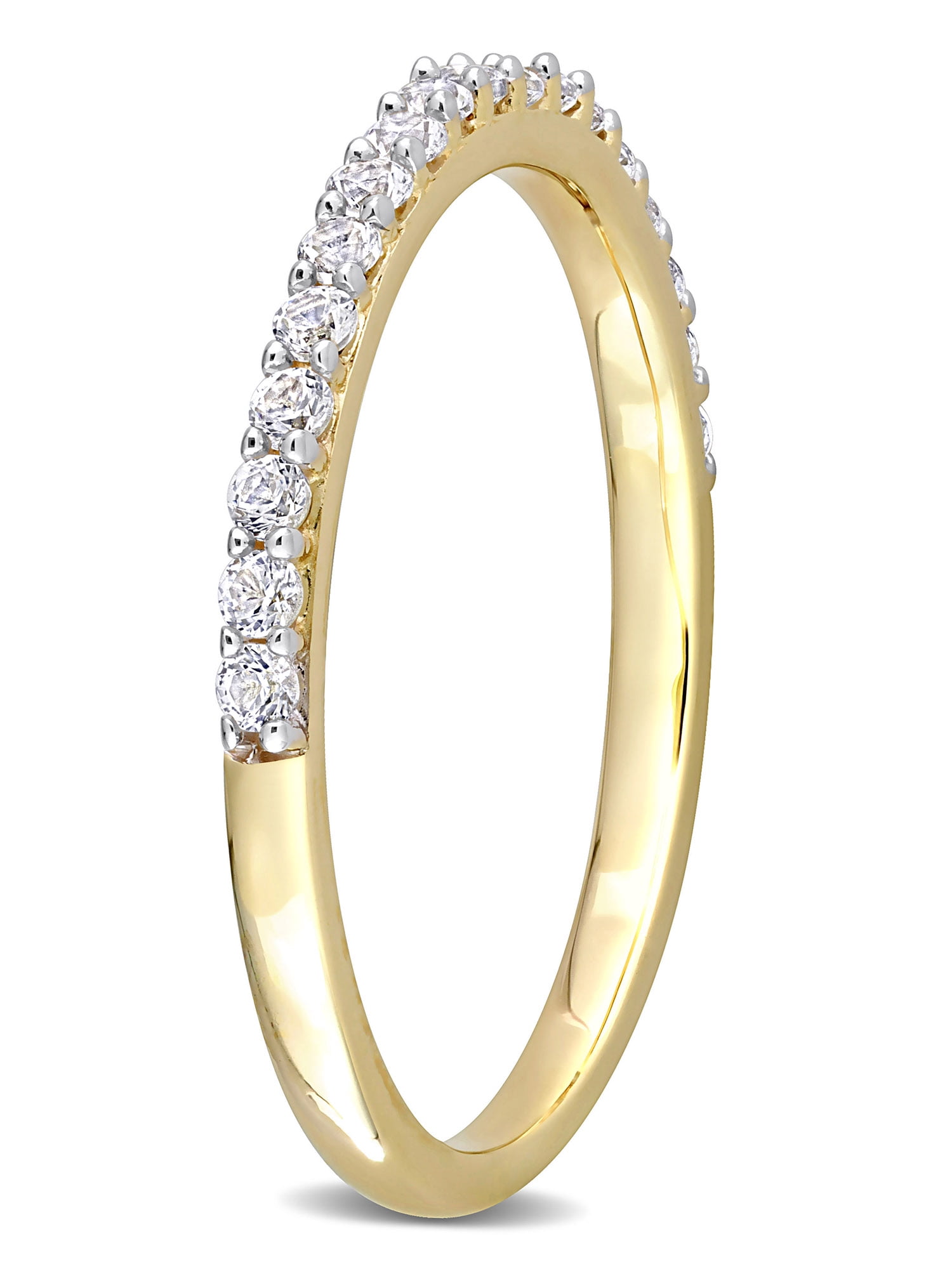 Everly Women's Created Sapphire 10k Yellow Gold Ring