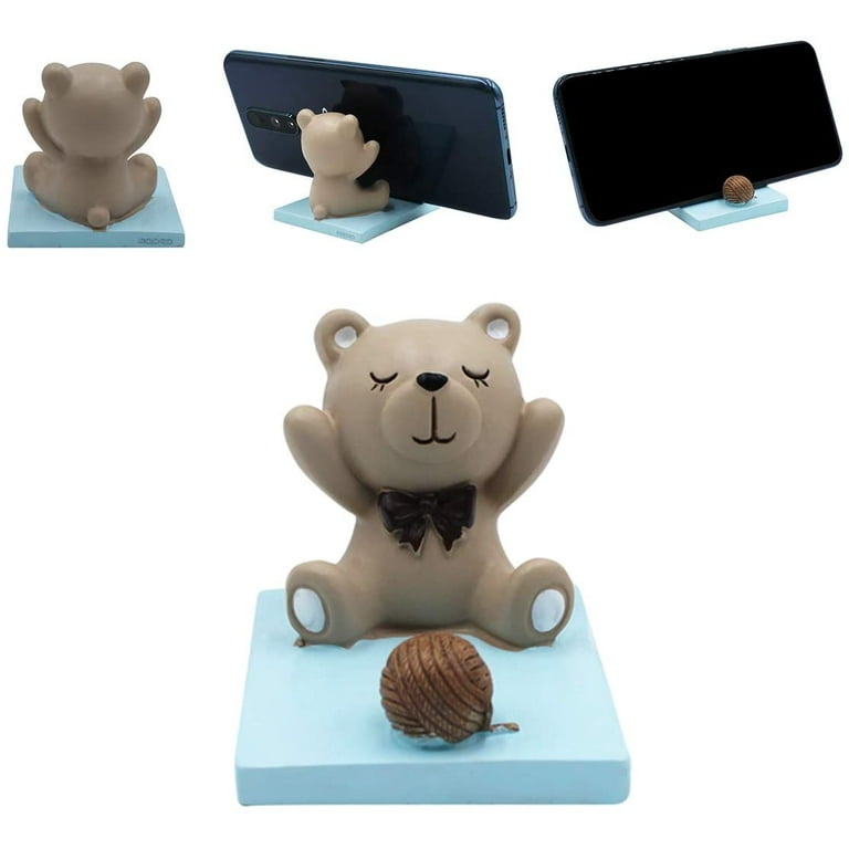 Cute Yoga Panda Cell Phone Stand for Desk,Adorable Bear Smartphone Phone  Holder for Desk,Unique iPhone Stand Holder,Lovely Animal Mobile Phone