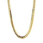 11MM Gold Chain 14K Miami Cuban link Curb Necklace for Men Boys Fathers Husband Perfect gift Hip Hop Rapper Chain