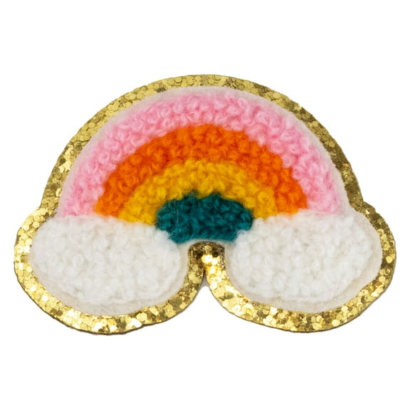 Hello Hobby Chenille Rainbow Patch
