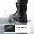 thumbnail image 3 of NORTIV 8 Men's Warm Insulated Waterproof Construction Rubber Sole Winter Snow Skii Boots, 3 of 9