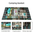 thumbnail image 2 of Tapis de Camping Extérieur Portable pour Fête et Voyage, Anti-Humidité, Mode, Multicolore, à Empiècements, à Grille, Tapis de Camping, 2 of 6