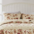 thumbnail image 5 of Global Trends Antique Rose Quilted Pillow Sham, 5 of 5