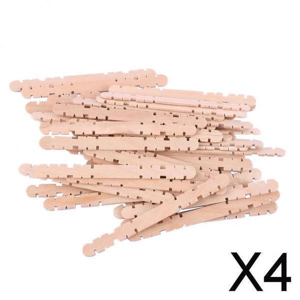 Barras de Abedul Natural Soledad 50 Piezas 114x10 Mm Material para Manualidades de Bricolaje