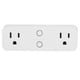 thumbnail image 1 of Regleta WiFi BLE ZHCH control remoto Tomas duales 10A enchufe estadounidense CA 100‑240V, 1 of 5