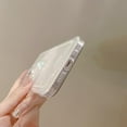thumbnail image 5 of 3D Crystal Love Heart Sparkling Stars Clear Soft  for iPhone Case (Clear,iPhone 14 Pro Max), 5 of 6