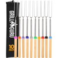 thumbnail image 1 of Palitos para asar malvaviscos Grill Guru de 81 cm, paquete de 10, 1 of 6